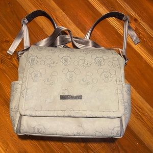 PETUNIA PICKLE BOTTOM BOXY BACKPACK IN LOVE MICKEY MOUSE NWOT